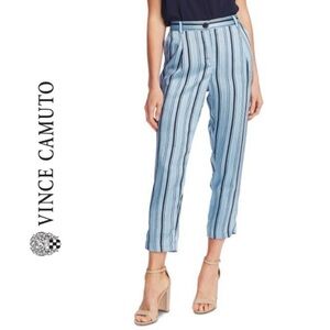 NWT Vince Camuto Blue Striped Trousers
